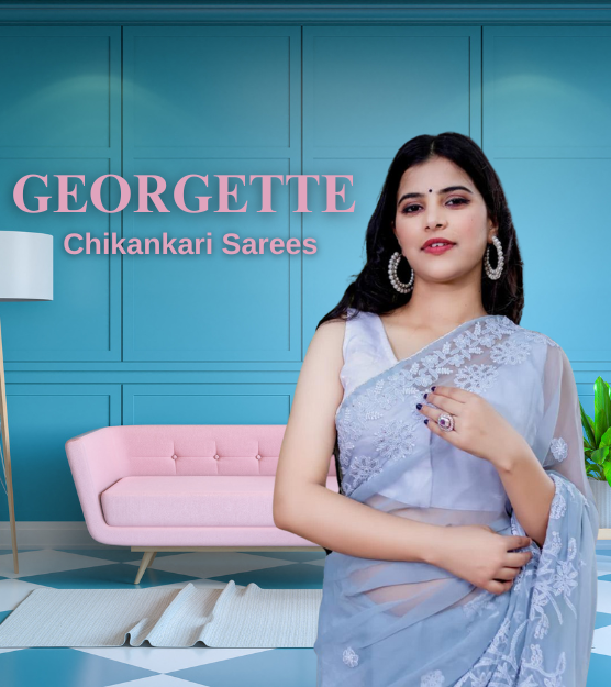 georgette sareee